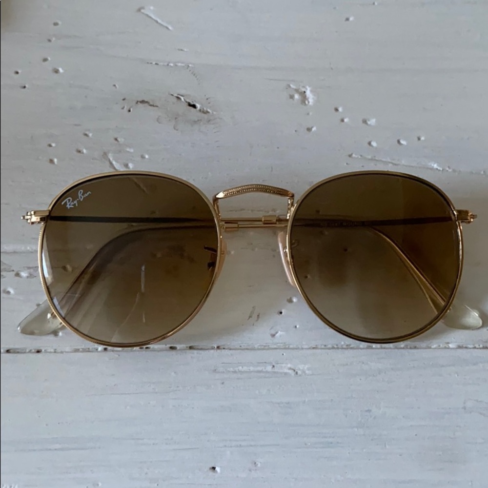 Ray Ban round metal sunglasses